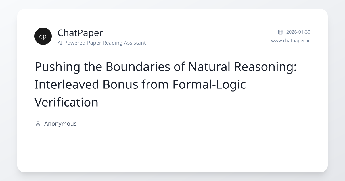 Pushing the Boundaries of Natural Reasoning: Interleaved Bonus from ...